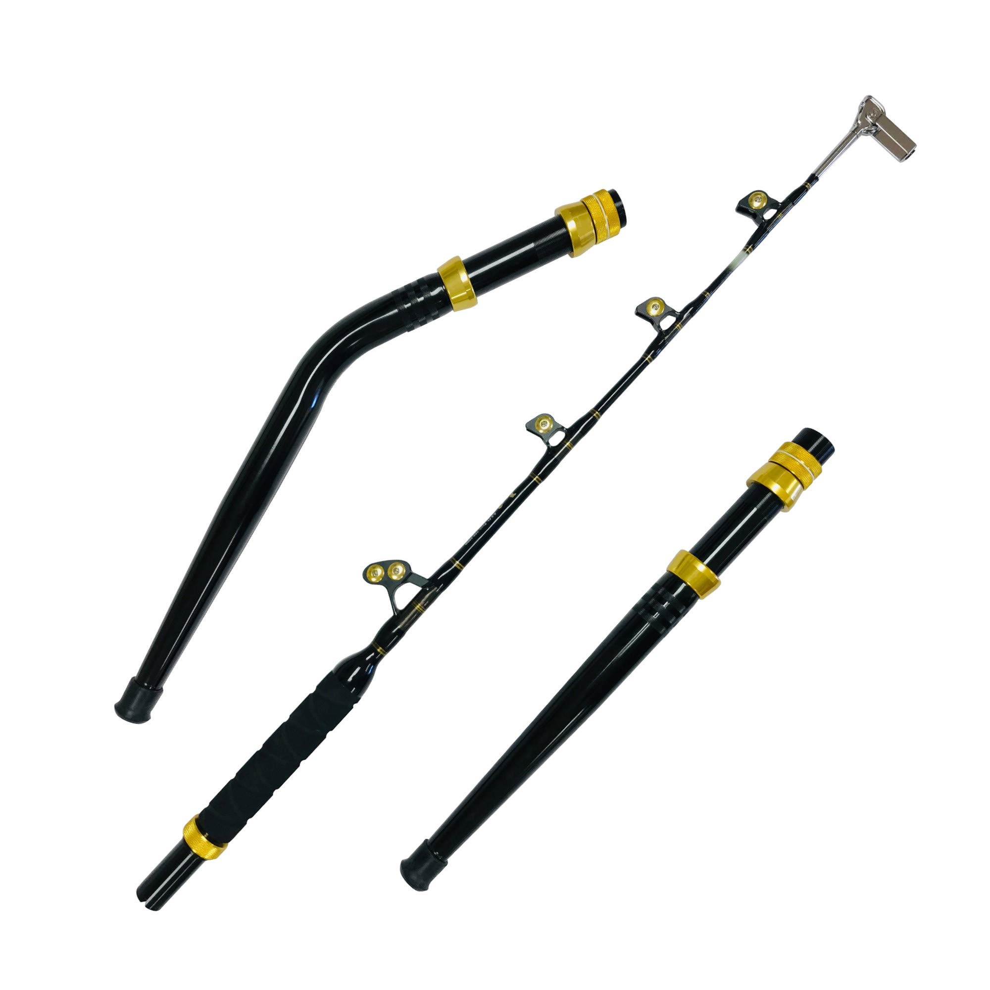 Amazon | EatMyTackle ディープドロップトローリングロッド | ブルー